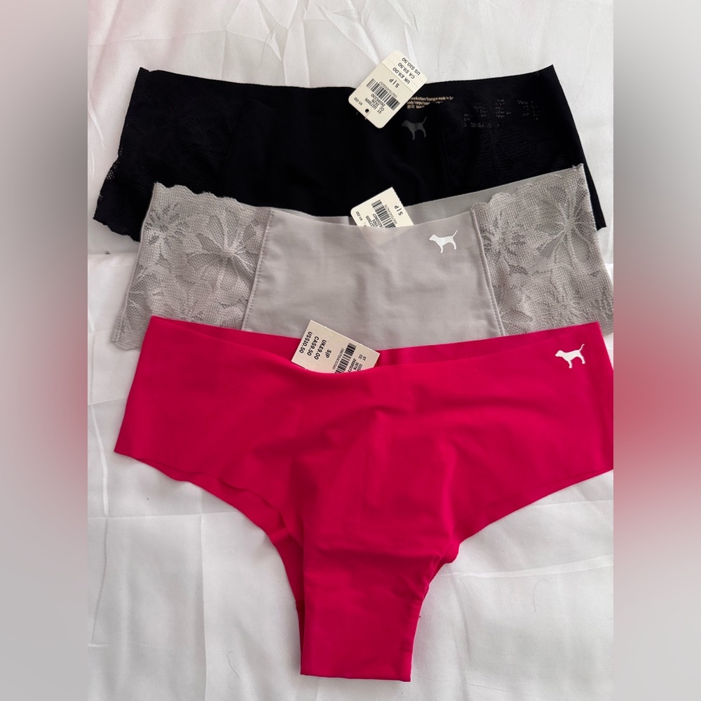 Victoria's Secret cheekster - Black, Gray, Red
